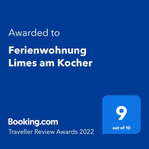 Ferienwohnung Limes Am Kocher Huttlingen المظهر الخارجي الصورة